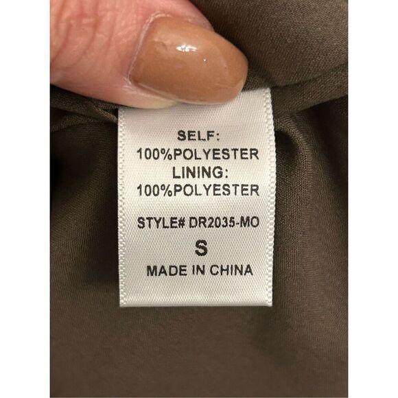 Mod Ref Faux Wrap Front Dress NWT S - Picture 4 of 9